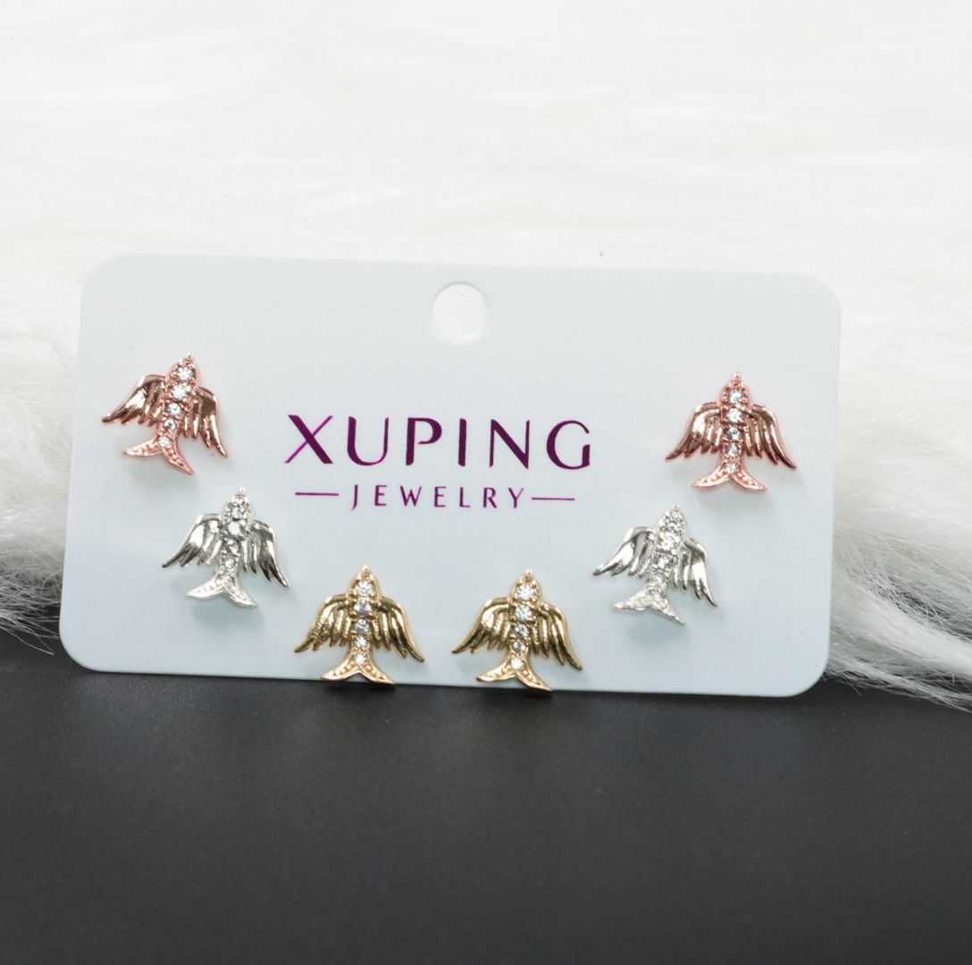 Miniatura 2 de TOPO TRIO RODIO PAJARO 3 OROS